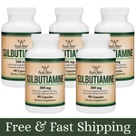 Sulbutiamine, 90 X 200MG Capsules Memory, Mood, Cognitive Nootropic -5 Packs. Fixed Price $53.99.