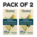 Himalaya Organic Bitter Melon 60 Caplets Dairy-free Pack Of 2. Fixed Price $46.00.