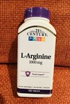 21ST Century L-arginine 1000MG, Maximum Strength, Tablets, Muscle Support. Fixed Price $19.99.