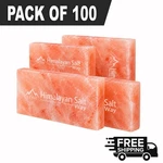 Natural Himalayan Salt Tiles 8X4X1 Pack Of 100 For Room Walls & Spa Decor. Fixed Price $1010.00.