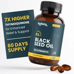 Holistq Black Seed Oil Organic Cold Pressed 120 Count (pack Of 1), Dark Green. Fixed Price $66.20.