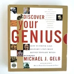 2002 Discover Your Genius Michel J Gelb 5 Audio Cd. Fixed Price $8.50.