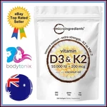 Micro Ingredients Vitamin D3 10,000IU K2 100MCG Bone Heart Immune Function 300C. Fixed Price $57.73.