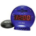 Sonic Alert Bomb SBB500SS Vibrating Alarm Clock Blue. Fixed Price $48.28.