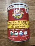 Earth's Best Organic Dairy Infant Formula W/ Iron 32OZ(2LB) Exp 1/2028. Fixed Price $42.00.