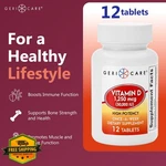 Gericare Vitamin D 50,000 Iu High Potency Bone Muscle Immune 12CT Weekly. Fixed Price $20.00.