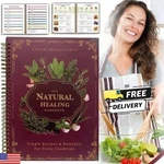 The Natural Healing Handbook Guide For Herbal Remedies Spiral Bound. Fixed Price $8.48.