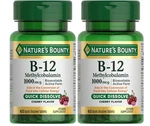 Pack Nature's Bounty B12 1000MCG 60CT (total 120 Ct) Cherry Flavor Exp 03/2028. Fixed Price $23.95.