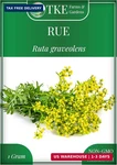 Tke Farms & Gardens Rue For Planting, 1 Gram, 500 Heirlooom Seeds, Non-g. Fixed Price $14.98.
