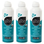 All Good Sport Sunscreen Spray Spf 30 (pack Of 3) 6 Fl. Oz Each. Fixed Price $53.90.