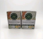 2- Traditional Medicinals Organic Turmeric W/ Meadowsweet & Ginger 16 Each. Fixed Price $19.99.