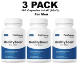Boost For Men, 3 Pack, Support Sperm Motility, 60 Capsules (180 Total!). Fixed Price $97.99.