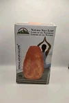 Pink Natural Salt Lamp With Dimmer And Wooden Base Himalayan Glow. Fixed Price $10.00.