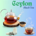Premium Ceylon Black Tea - Bold, Rich Flavor Fresh, Natural Loose Leaf 100 Bags. Fixed Price $24.99.