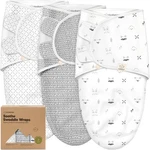 Keababies 3-PACK Organic Baby Swaddle Sleep One Size (0-3 Months), Nordic. Fixed Price $35.07.