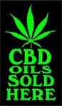 Cbd Oils Sold Here Vinyl Decal Storefront Dispensary Cannabis Door Sticker. Fixed Price $19.95.
