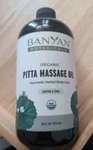 Banyan Botanicals Pitta Massage Oil Organic Infused With Ayurvedic 24 Oz. Fixed Price $34.99.