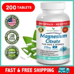 Best Magnesium Citrate 400 Mg 200 Capsules High Absorption Pure Made In Usa. Fixed Price $17.95.