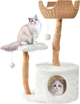 Modern Tree, 39.9" Aesthetic Wood Tower For Large Cats, Luxury. Fixed Price $332.99.