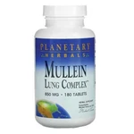 Planetary Herbals Mullein Lung Complex 850 Mg 180 Tabs. Fixed Price $37.95.
