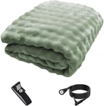 Queen Size Grounding Blanket For Sleep & Pain Relief - Green Throw. Fixed Price $84.99.