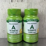 Lot 2 Natures Truth High Potency Vitamin 10000 Iu Softgels. Fixed Price $14.78.
