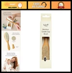 Natural Goat Hair Cradle Cap Brush With Bamboo Handle - Gentle Baby Scalp Care. Fixed Price $31.99.
