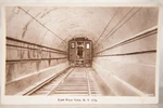 Nyc City Subway Real Photo Postcard, East River Tube Tunnel Train Rppc New York. Fixed Price $62.50.
