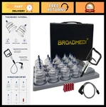 Cupping Therapy Set 19 Cups With Pump Handle, Extension Tube & Massage Sticks. Fixed Price $70.19.