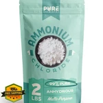 Ecoxall Ammonium Chloride Powder 2LBS 99.9% Pure Flux Fertilizer. Fixed Price $34.99.