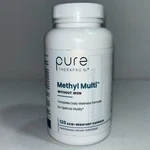 Sealed Pure Methyl Multi Vitamin Without Iron 120 Caps Slightly Damaged Outer Pa. Fixed Price $25.50.