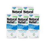 5 Pack - Trp Natural Relief, Irritable Bowel Syndrome, Tablets, 70 Count. Fixed Price $46.28.