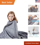 Luxury Weighted Blanket Twin Size 15 Lbs 48X72 For Kids & Adults - Dark Grey. Fixed Price $35.99.