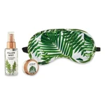 Spa Sleep Kit Travel Gift Set Pillow Mist Lip Balm Eye Mask Tropical Fern Print. Fixed Price $16.49.