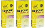 Lot Of 3 Bach Rescue Pearls, Stress Relief, 28 Caps Each Box, Pack Exp 07/2026. Fixed Price $12.95.