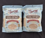 Lot Of Bob's Red Mill Steel Cut Oats Whole Grain The Golden Spurtle 24 Oz Bags. Fixed Price $12.95.
