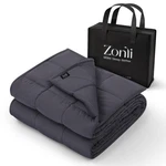 Zonli Weighted Blanket For Adults (48"X72", Dark Grey. Fixed Price $52.99.