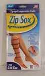 Telebrands Sox Knee High Open Toe Zip-up Compression Socks-nib-size S/m. Fixed Price $10.00.