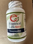 Empirical Labs Omnizyme 180 Caps. Fixed Price $31.00.