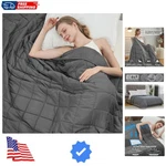Weighted For Adults 12LBS, 60"X80" Queen Size - Cooling Heavy Blanket.... Fixed Price $58.39.