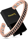 Magnetrx Curb Chain Inlay Copper Cuff Magnetic Therapy Bracelet For & Women. Fixed Price $29.95.