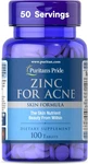 Puritans Pride Zinc For Acne 100 Tabs Vitamins B6 Clear Healthy Skin. Fixed Price $12.31.