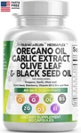 Clean Nutra Oregano Oil With Black Seed Garlic Olive Leaf Extract - Of. Fixed Price $56.63.
