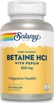 Solaray High Potency Betaine Hcl With Pepsin - Hydrochloric Acid Supplement For. Fixed Price $26.99.