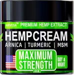 Hemp Cream Maximum Strength With Glucosamine, Arnica, Turmeric, Msm - Natural. Fixed Price $30.28.