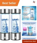 Hydrogen-enriched Water Bottle 2-PACK With One-button Operation Easy Use. Fixed Price $60.99.