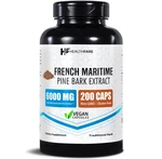 Healthfare French Maritime Pine Bark Extract Organic 6000 Mg 200 Capsules. Fixed Price $15.99.