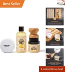 Elegant Cutting Board Maintenance Kit - 12OZ Oil, 6OZ Finishing Wax & Applicator. Fixed Price $79.99.
