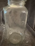 Golden Harvest Mason Jar Pitcher 64 Oz Capacity And Cornucopia Logo. Vintage. Fixed Price $35.00.