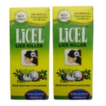 2X Licel & Nits Killer Oil Kills Lice, Eggs And Naturally 55ML - F/s. Fixed Price $24.22.